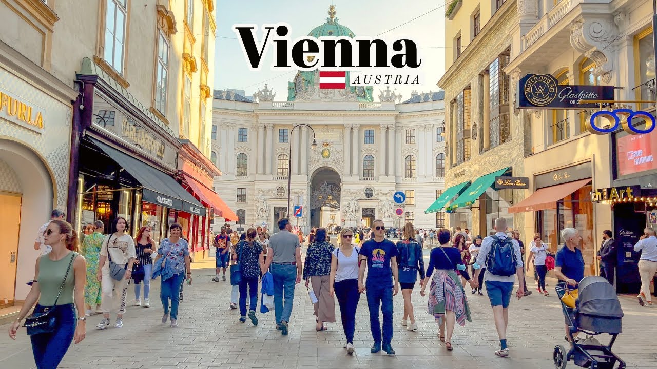 Vienna, Austria | Passeggiata Estiva in Città 4K | 5 giu 2022