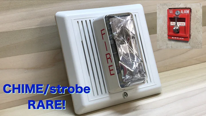 Review/Test of the Edwards 757-5A-CSW Fire Alarm CHIME/Strobe: RARE