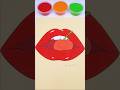 👄Cherry Lips 🍒Sand ASMR #asmr #sandasmr #sandpainting #satisfying #relaxing #coloring #lips