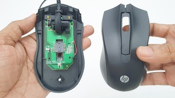 HP 100 Mouse - Click and Scroll Fix - Disassembly
