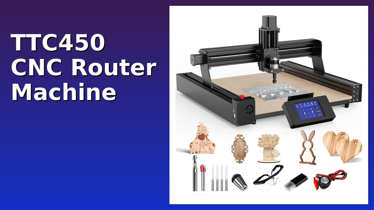 REVIEW (2025): TTC450 CNC Router Machine. ESSENTIAL details.