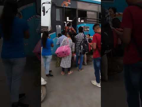 boarding in bus