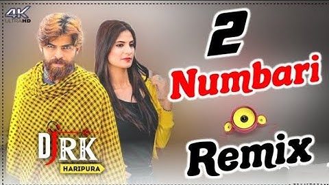 2 Numbari  - Masoom Sharma | Dj Remix | Latest Haryanvi Dj Song 2021|