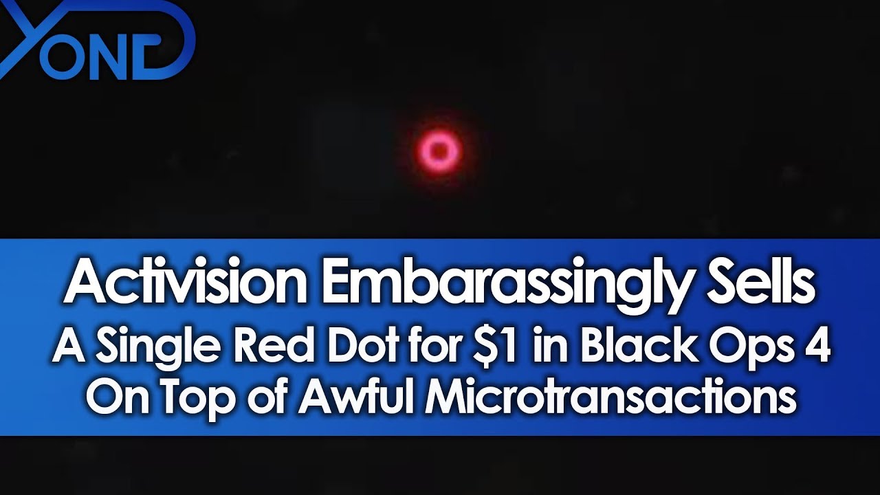 Activision Embarassingly Sells a Single Red Dot for $1 On Top of Awful ...