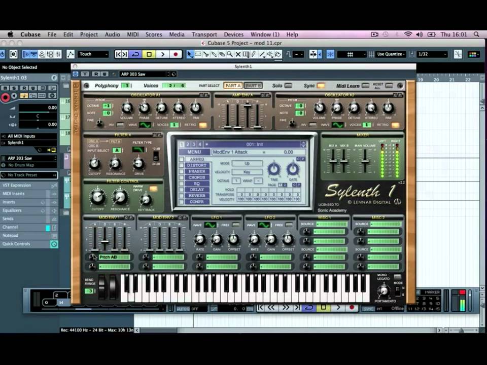 How to Make Dubstep with Cubase Sub Bass YouTube