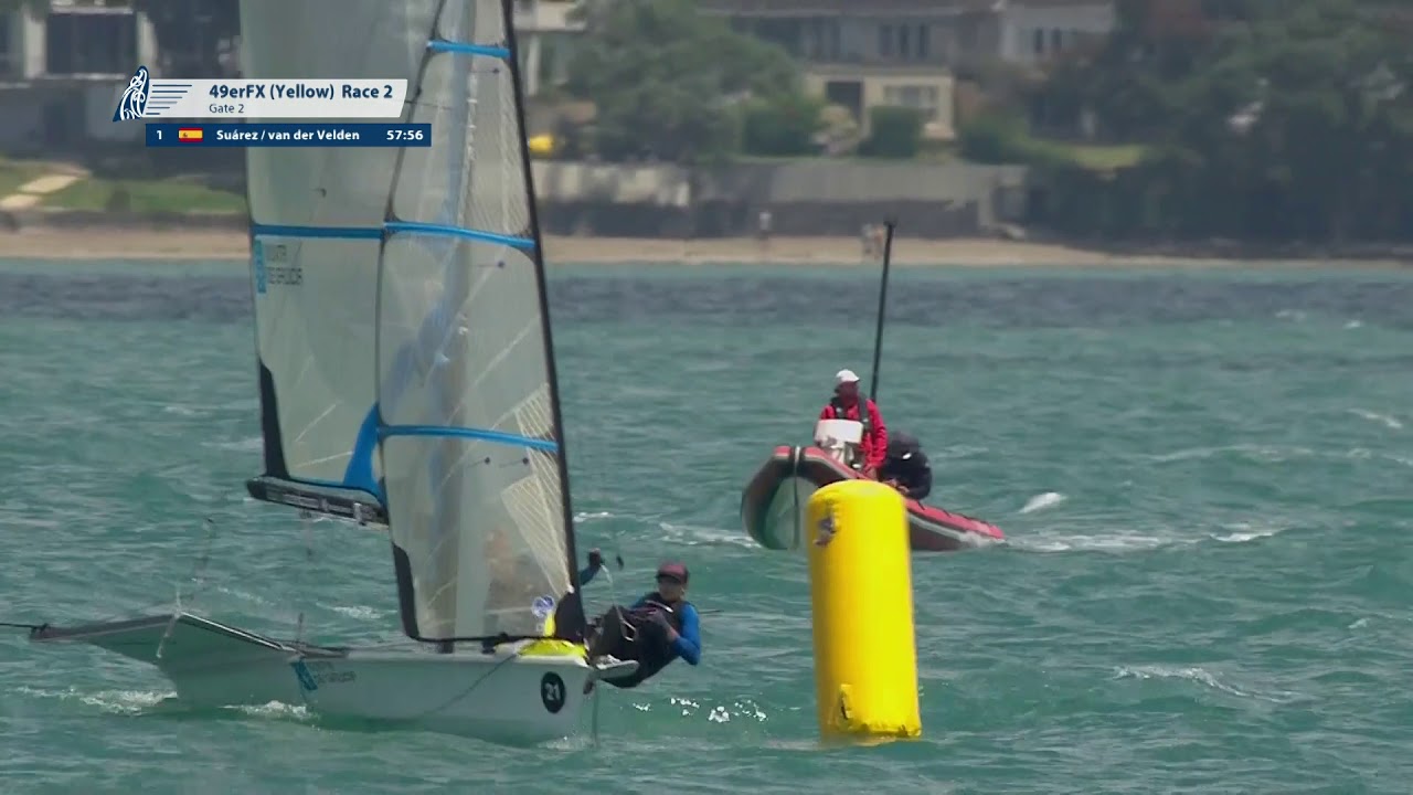 2019 49erFX World Championships - Yellow Race 2