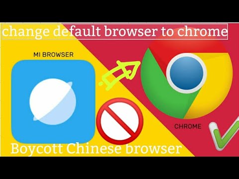 How to change browser to google Chrome. - YouTube