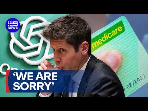 OpenAI apologises and reveals extent of Medicare hack | 9 News Australia