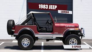 1983 JEEP CJ-7 5-SPEED