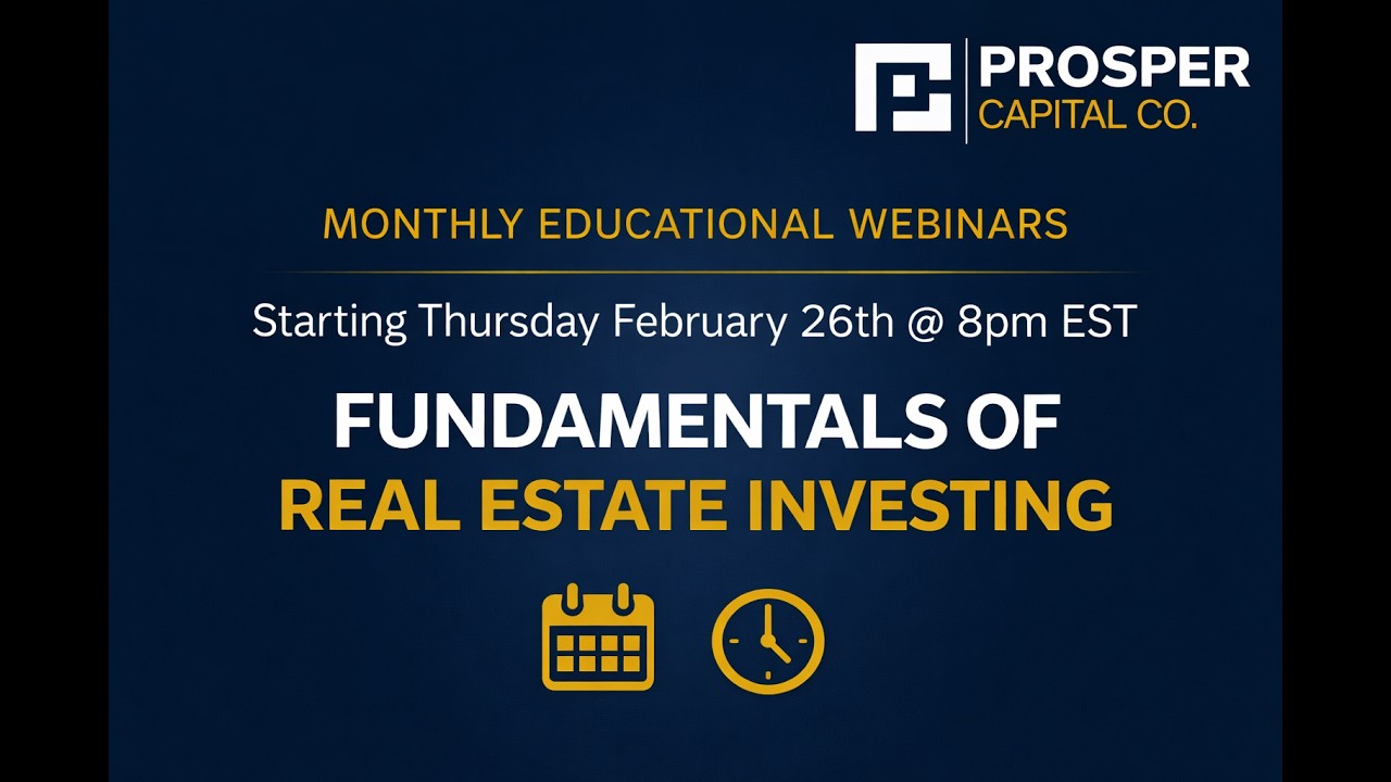 Fundamentals of Real Estate Investing