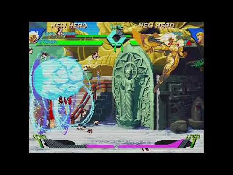 X-Men vs. Street Fighter - Wolverine, Storm vs. Ryu, Ken 2