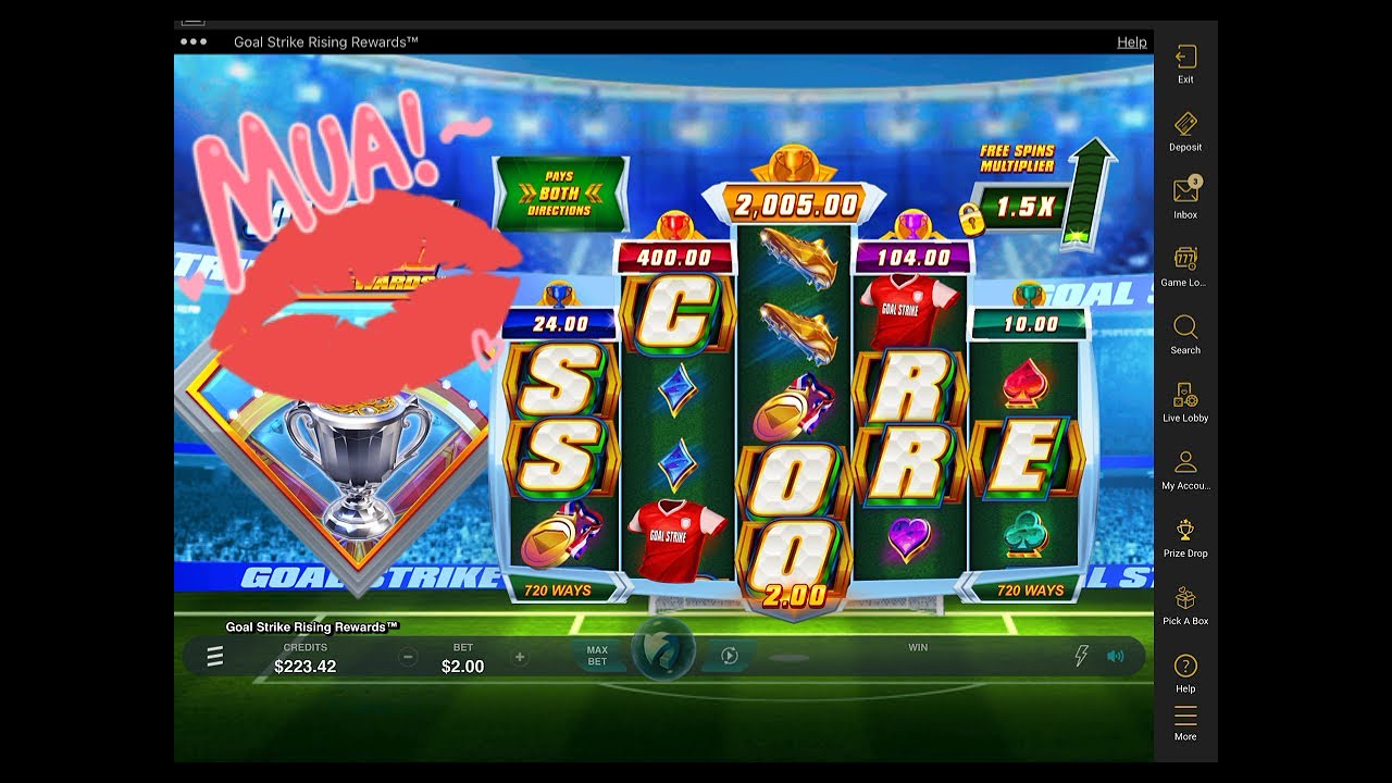 Goal Strike Rising rewards..One of the Best Slot !!