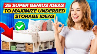 🔥 25 Super Genius Ideas To Maximize Underbed Storage Ideas | Jansen's DIY