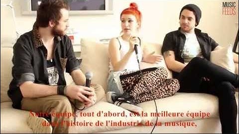 Interview: Paramore - Soundwave 2013 (sous-titré français)