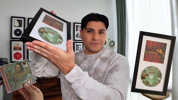 Framing My Taylor Swift Life of a Show Girl Signed CD + Signed CD Wall Tour!