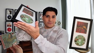 Framing My Taylor Swift Life of a Show Girl Signed CD + Signed CD Wall Tour!