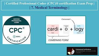 | Certified Professional Coder (CPC)® certification Exam Prep | 7. Medical Terminology |