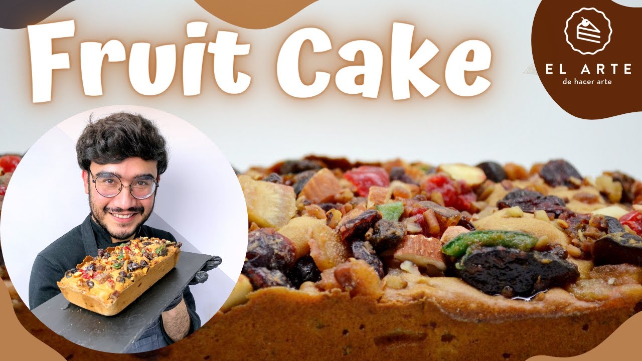 Fruit Cake (Pastel de frutas navideño) súper rico y fácil | Budín inglés - El arte de hacer arte