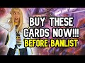 Yugioh cards you should buy asap before they explode in price