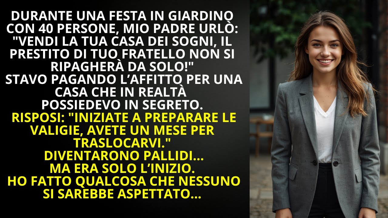 Mio Padre Mi Ha Umiliata Davanti a Tutti. La Mia Risposta Lo Ha Zittito per Sempre...