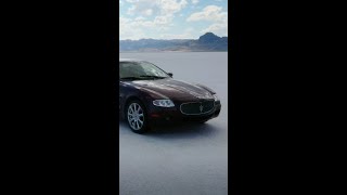 Maserati Full Speed on Bonneville Salt Flats #shorts