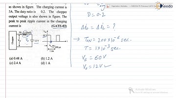 Mastering Power Electronics : GATE Previous Year Problems Solving | Question 89