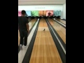 Chasing a pigeon around the bowling alley