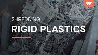 WEIMA Shredder WKS 1800 Hydro shredding post-consumer rigid plastics