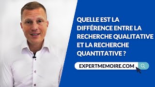 différence entre enquête et recherche