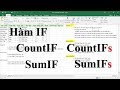 Các hàm Excel thông dụng: IF, CountIF, SumIF, CountIFs, SumIFs (hay nhất)