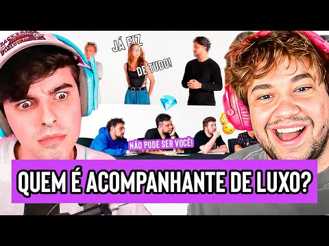 QUEM É ACOMPANHANTE DE LUXO? - React Aqueles Caras com ​⁠@OJeanLuca