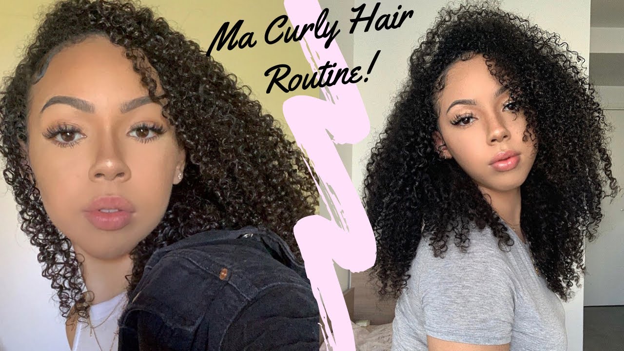 MA CURLY HAIR ROUTINE 