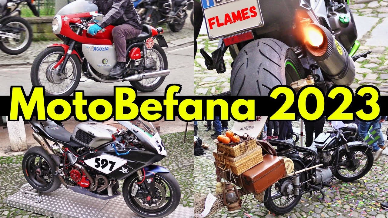 MotoBefana Correggio 2023 - La Gigantesca Festa del Motociclista! - Ducati, Mv Agusta, BMW, Harley