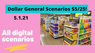 Dollar General Scenarios for this week 5.1.21! All Digital Scenarios!