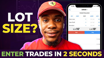 How To Calculate Lot Sizes Perfectly - Enter Forex Trades in 2 Seconds