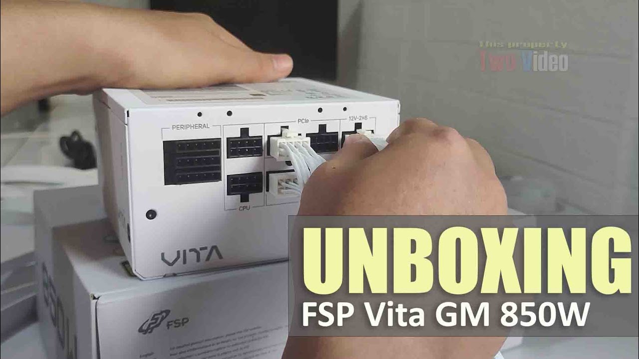 FSP Vita GM 850W White Unboxing | Budget Fully Modular PSU - YouTube