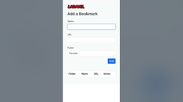 Laravel bookmark #programmingtutorials #laravel #ajax #mysql #shorts