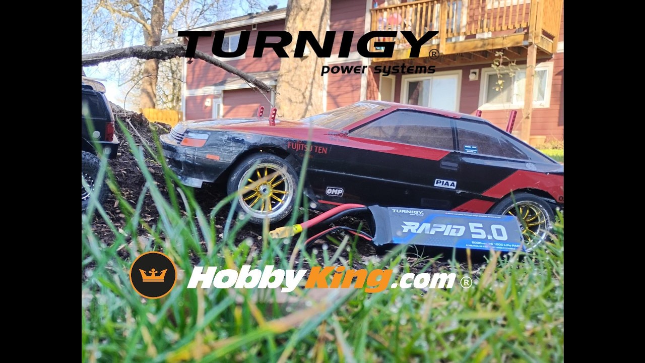 Dirt Going to FLY  RC rally car, Broke the Body mount