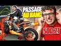 Je passe mon 500cc 2t au banc  a marche fort 