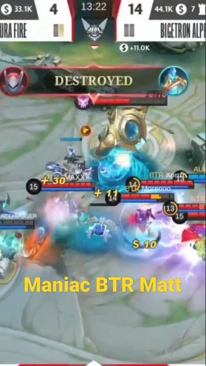 BTR Matt Maniac - BTR VS AURA MPL ID S10
