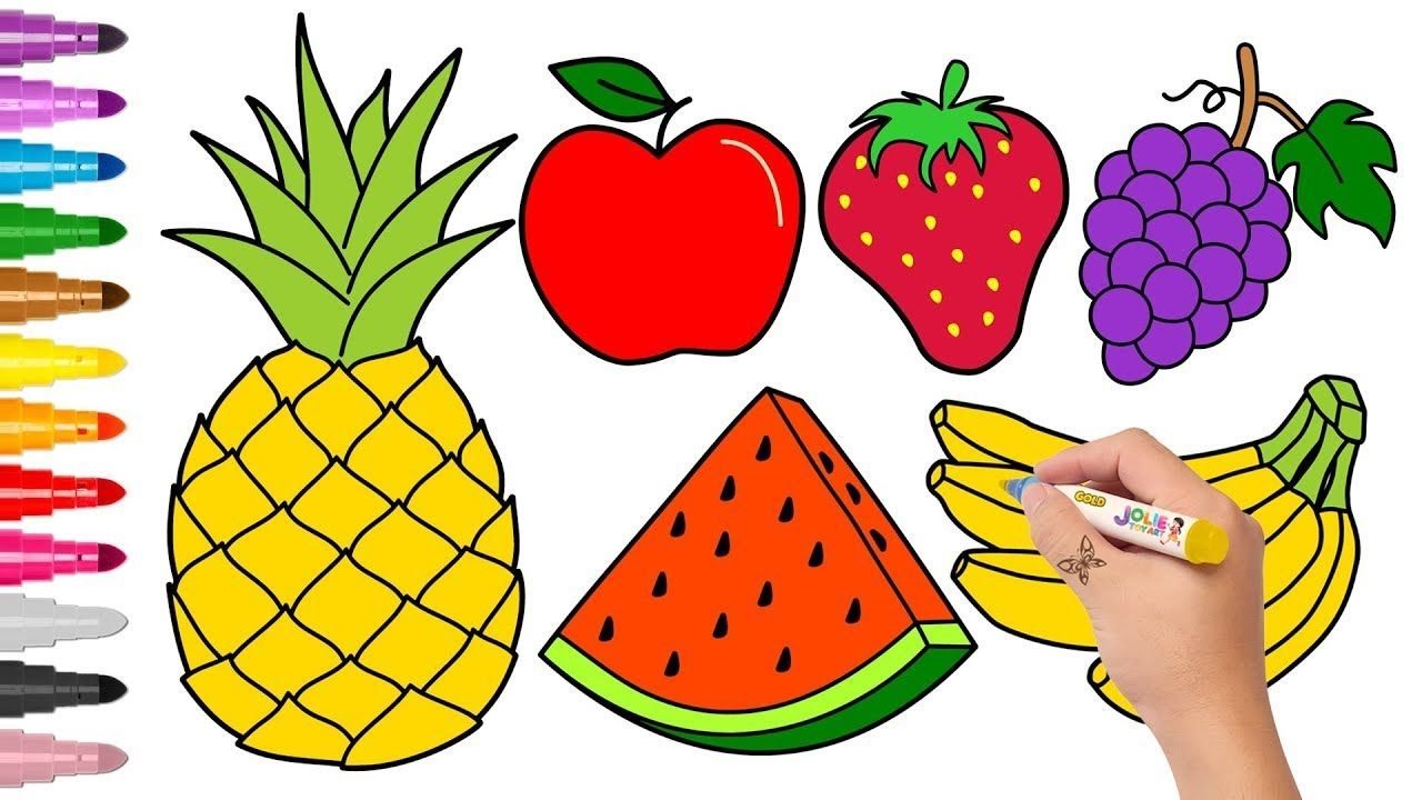 Drawing Of Fruits