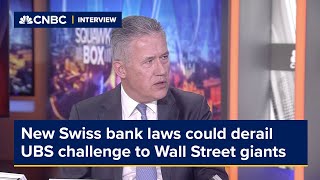 'Lose-lose situation': New Swiss bank laws could derail UBS challenge to Wall Street giants