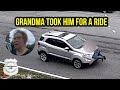 Wild Hit-and-Run: Grandma Flees Crash With Man On Hood Of Her Car