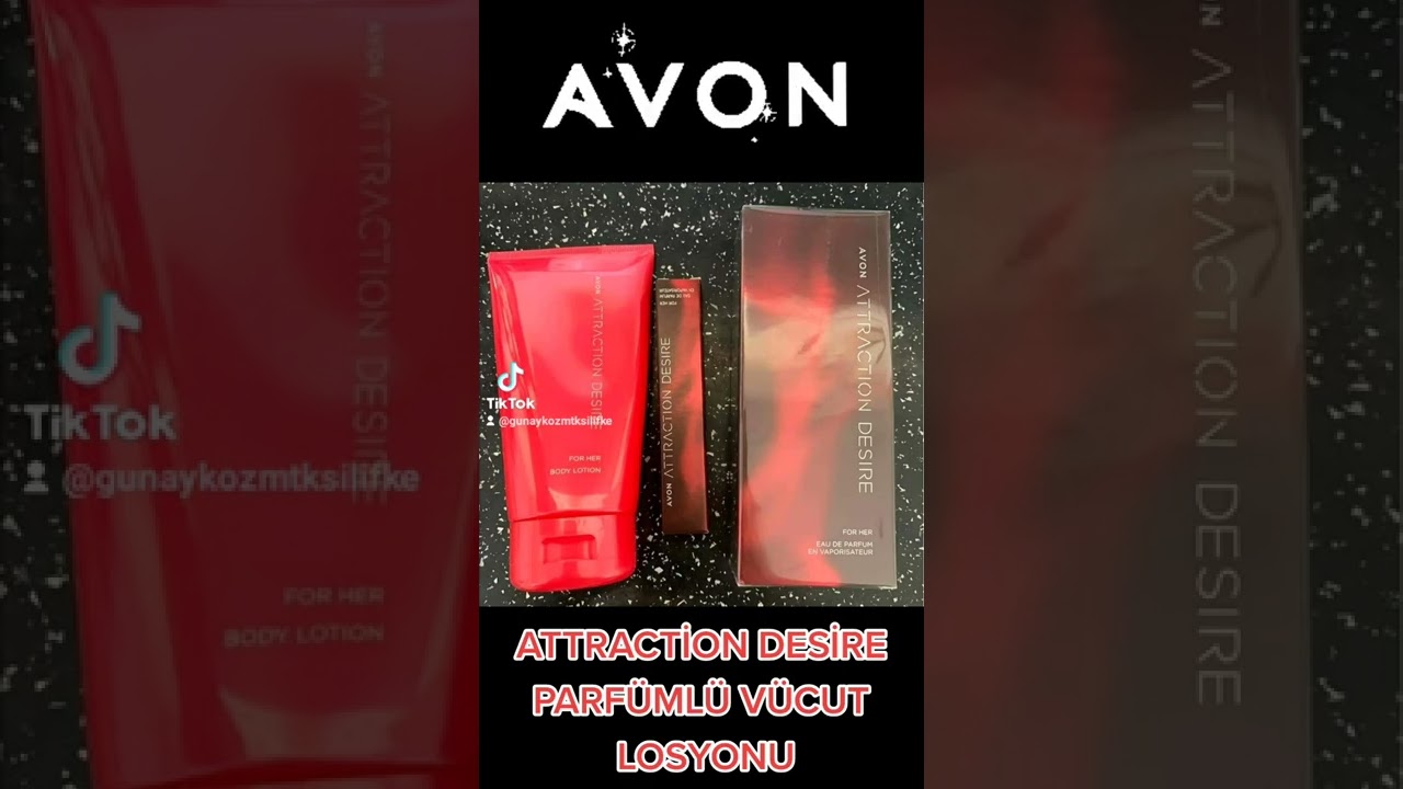 ♥️ Avon Attraction Desire Parfümlü Bayan Vücut Losyonu