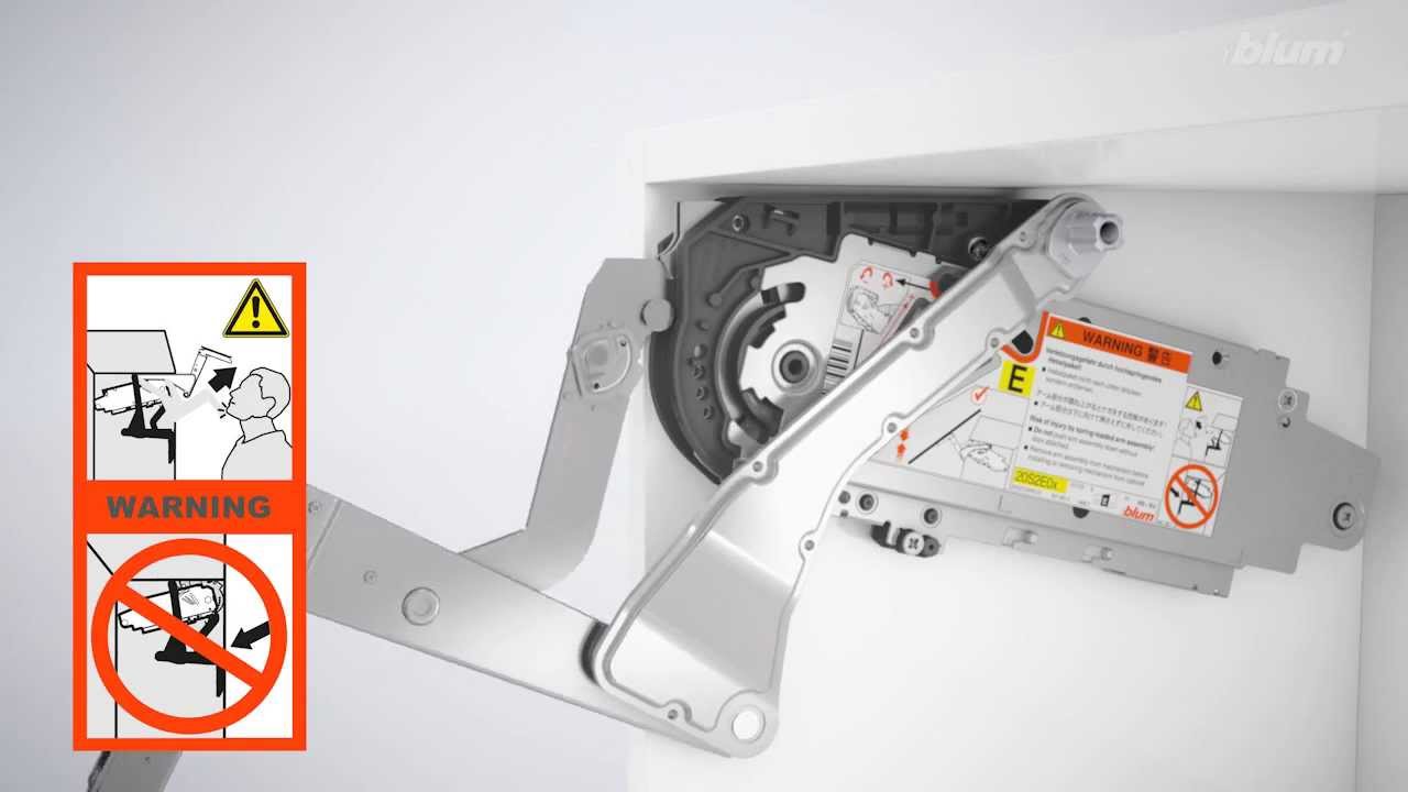 Blum HS Aventos system Assembly YouTube