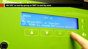 Activating a Flow-switch Test (Zonecheck Addressable)