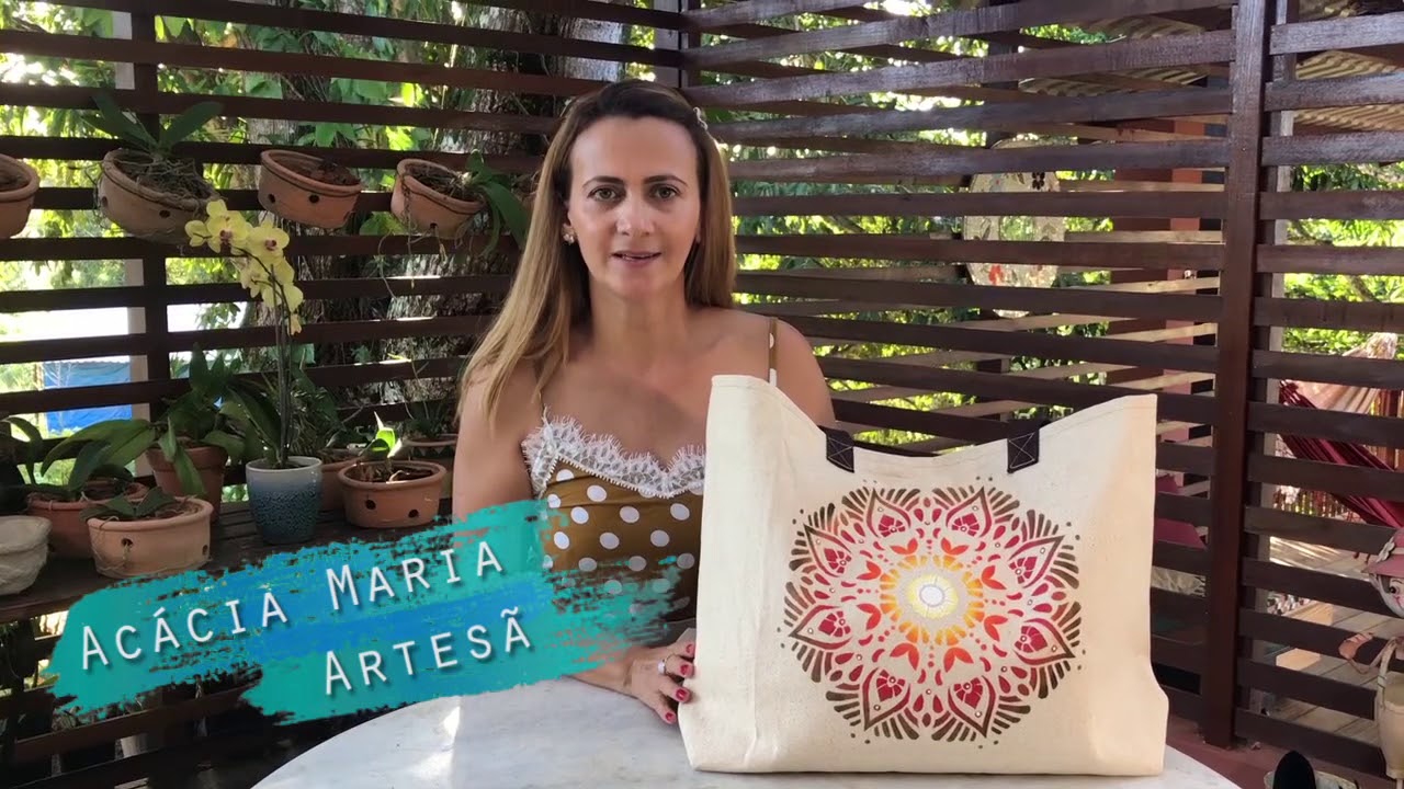 —Bolsa de Tecido Mandala-