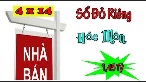 Nhà Sổ Đỏ Riêng Ấp 5 Xuân Thới Thượng Hóc Môn 1,45 Tỷ