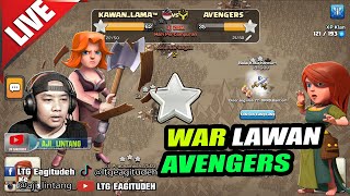 [COC] PART 24  WAR & PERMAINAN CLAN  #live Clash Of Clans gameplay Indonesia #f2p