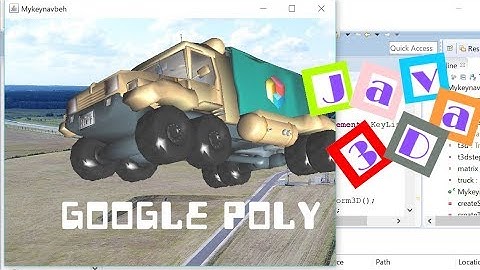 Java 3D: How to Import and Manipulate a Google Poly .obj Model_2 (with Source Code)